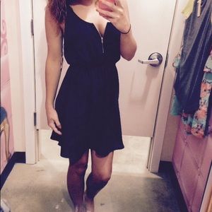 Little black zipper dress